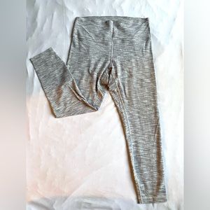 Lululemon striped wunder under leggings
